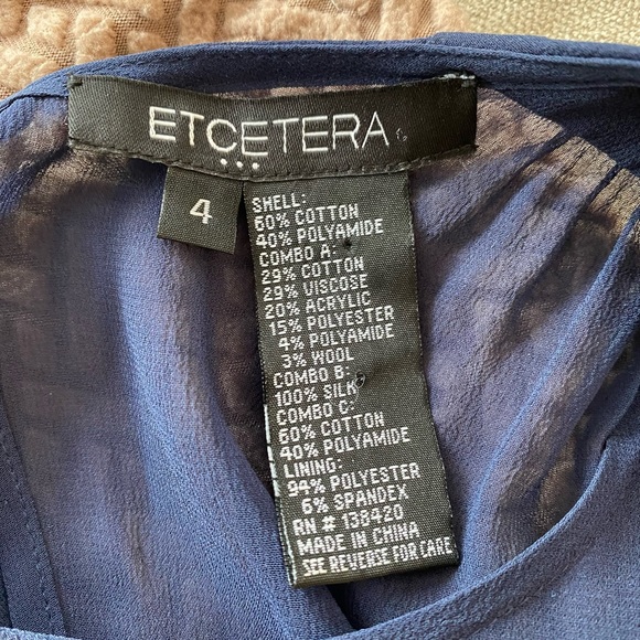 ETCETERA SL Crew Neck Knee-Length Sheath Dress - Picture 2 of 7